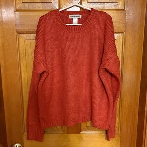 Cotton Emporium Orange Knit Sweater